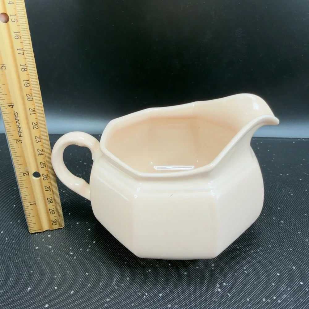 Mikasa English Chintz‎ Peach Bloom Gravy Boat and Underplate Japan Pink Ceramic